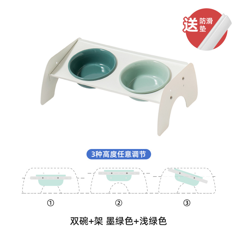 Verde claro + verde oscuro + puente de hierro doble marco