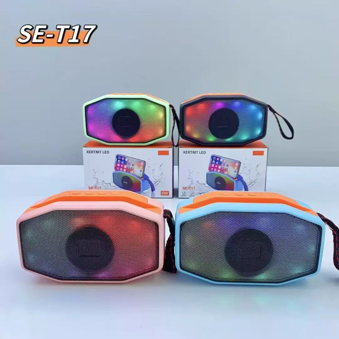 新款私模SE-T17便携式无线蓝牙音箱低音炮小型户外迷你小音响插卡