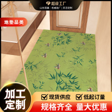 新中式浴室防滑地垫硅藻泥吸水地毯国风新款轻奢高级卫生间脚垫
