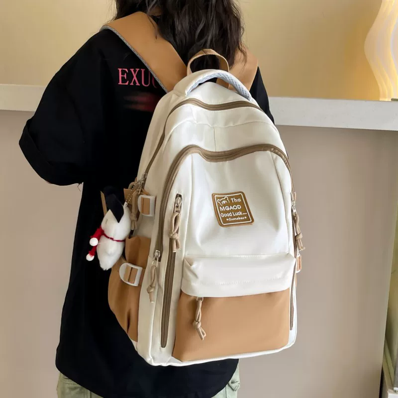 High quality capacious backpack, waterproof shoulder bag, spine protection