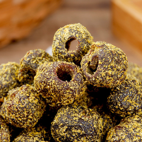 Licorice hollow hawthorn 500g seedless hollow hawthorn dried vanilla preserved fruit dried sweet and sour cored candied snacks