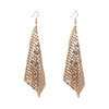 Fashionable metal earrings, square nail sequins, European style, suitable for import, new collection