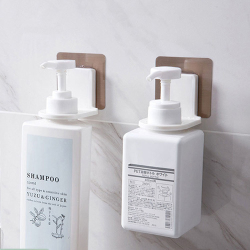 Hand sanitizer bathroom rack shower gel rack shampoo storage rack bathroom punch-free wall-mounted storage rack