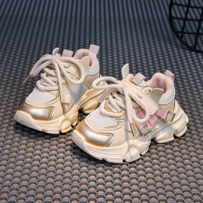 2026 primavera niñas zapatos de moda zapatos de running transpirables zapatos deportivos de suela suave ecológicos para niños explotadores transfronterizos