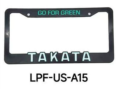 License plate holder/license plate holder Frame Plastic Three-Dimensional License Plate Frame - takata
