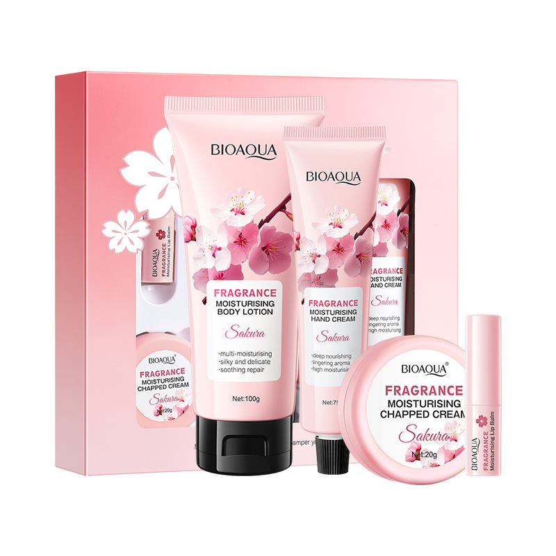 Comercio exterior transfronterizo SADOER colorido traje de crema de manos de flores y frutas hidratante anti-agrietamiento crema de manos regalo image 24