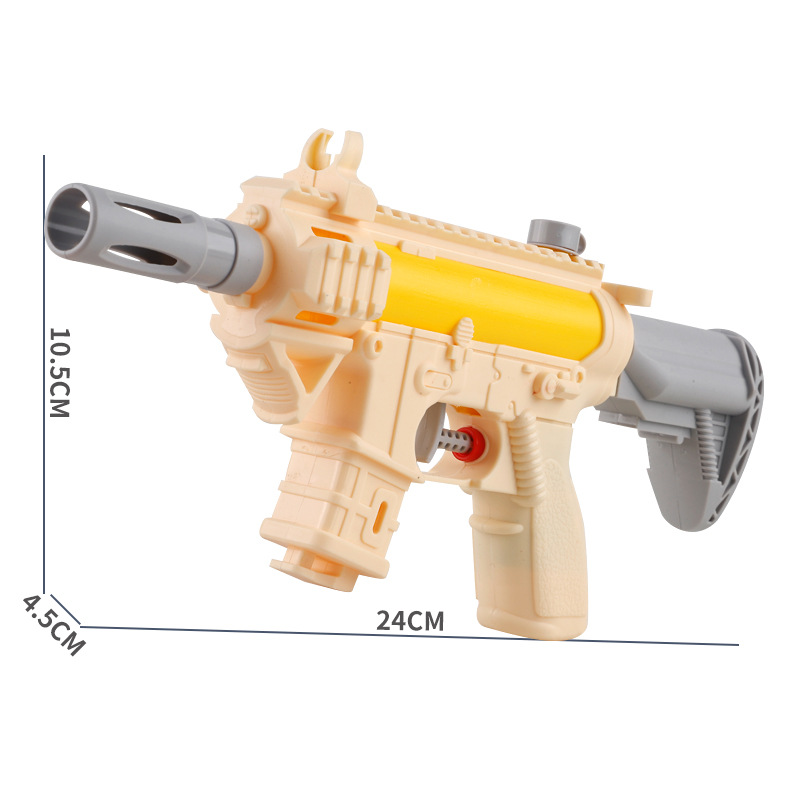 Nuevo juguete de pistola de agua para niños Juego de playa de verano botón al por mayor lindo color caramelo pequeña pistola de agua salpicaduras de agua Festival