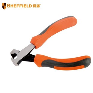 Steel Shield Sheffield S035046 Two-Color Handle Mini Top Cutting Pliers 5.5inch
