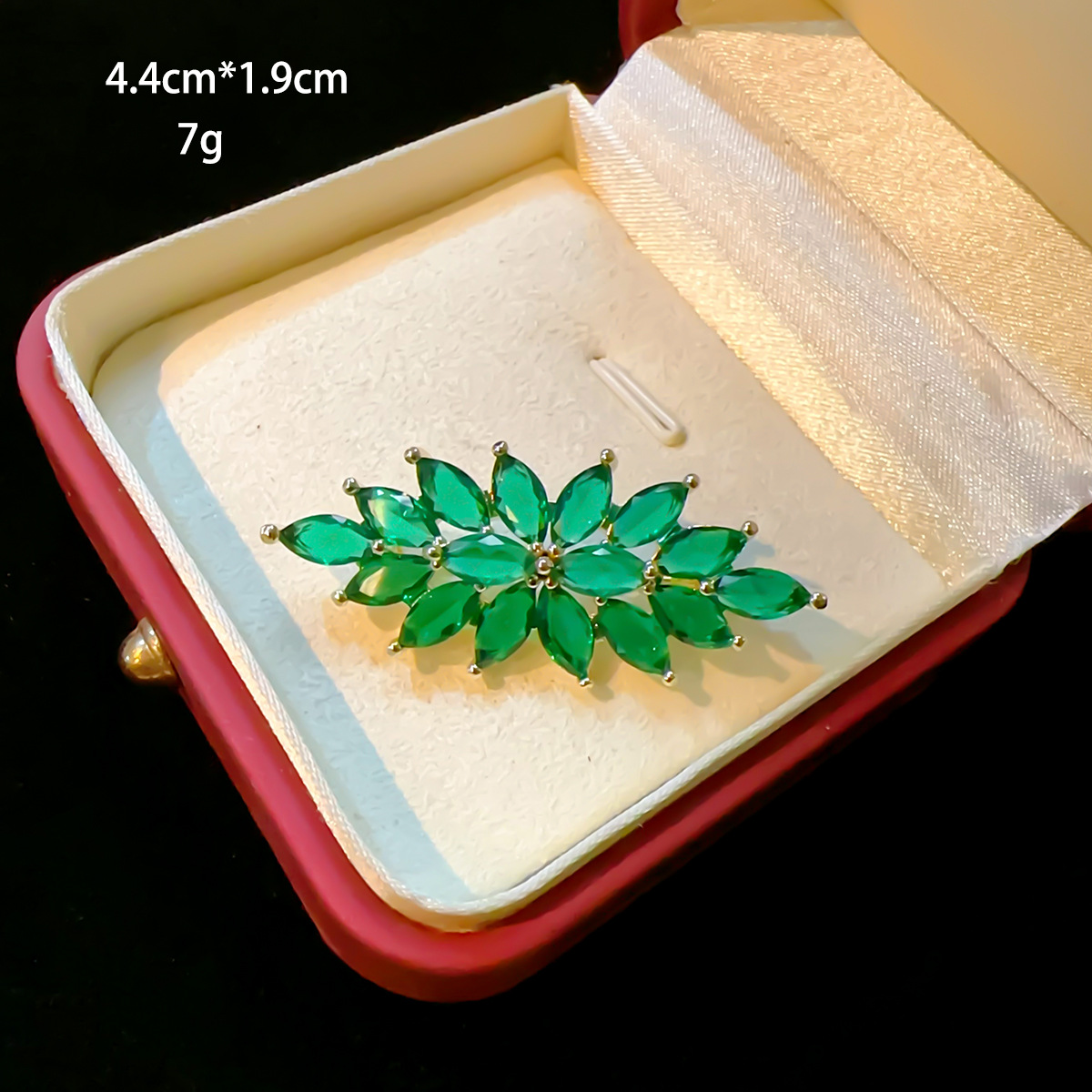 10g Weight Brooches Classification Banquet, Date Occasion Copper Material Leaf, Flower, Grain Pattern Women's Gender Plating Design Sweet Style Sweet Pin Leaf Flower Grain Copper Plating Women's Brooches 9