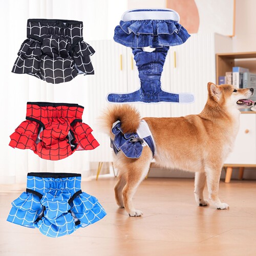 Cross-border pet physiological pants physiological band for male dogs physiological band for female dogs pet dog diapers factory direct sales