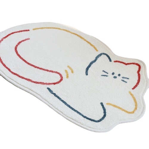 Cartoon bathroom non-slip floor mats pet entry door mats bedroom home bathroom absorbent foot mats wholesale