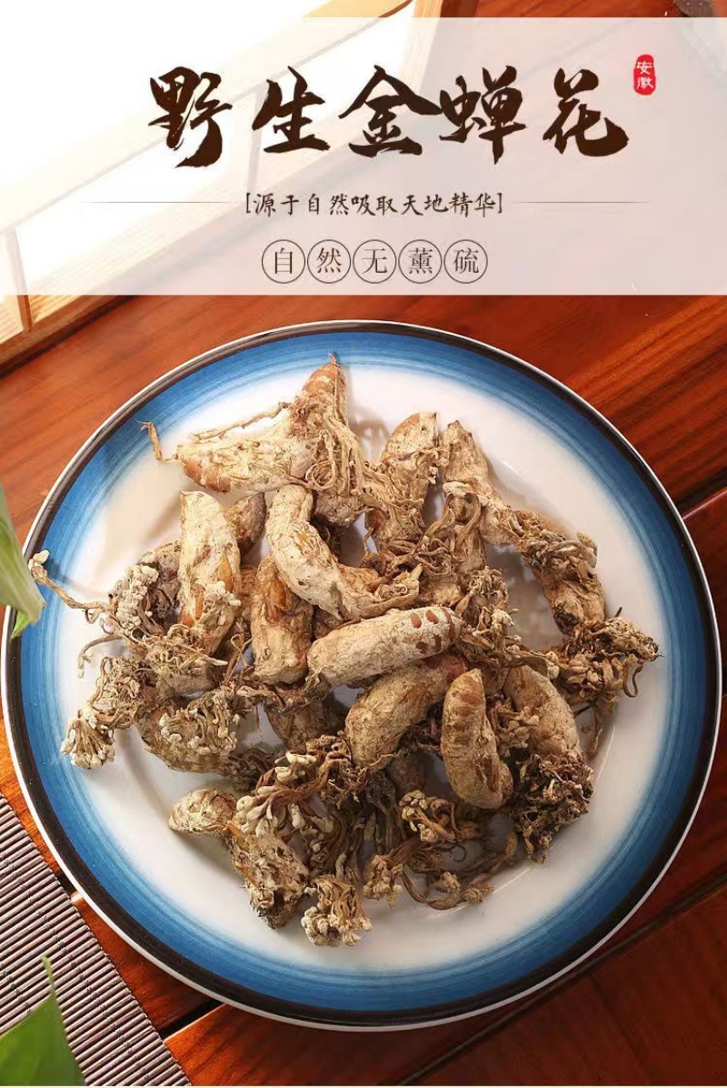 Jin Chan Hua (Cordyceps cicadae) — Dried Food-Herb Fungus for Decoction & Soup overview
