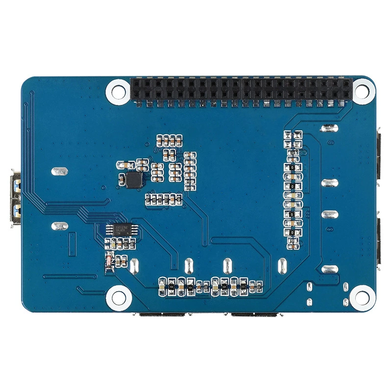 Удлинительный USB-хаб Raspberry Pi 4B/3B Hirrack Drive 4-канальный USB 3.0 с развязкой порта
