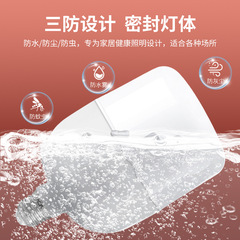 LED bulb high brightness white ball lamp waterproof E27 screw-in bulb photography no flicker home lighting bulb