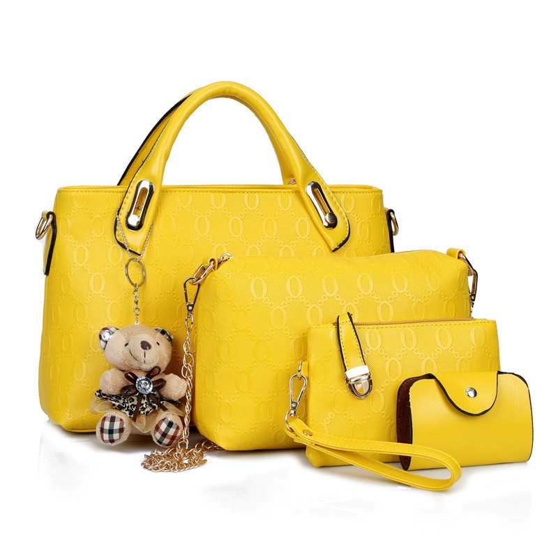 Bag Sets Bags Type Street Occasion Women's Large All Seasons Pu Leather Streetwear Bag Sets