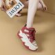 Torre Shoes Women's Summer Super Fire Hollow 2024 New Mesh All-match Thick-soled Sports Sandals High-top Torre Shoes