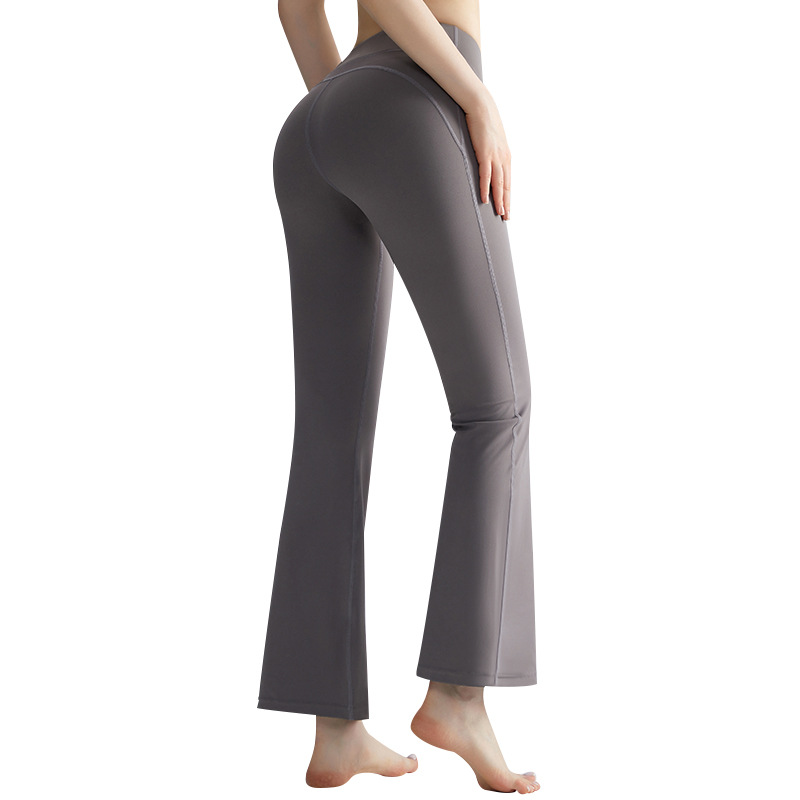 Pantalones de cintura alta de mujer Wiman, pantalones de cintura alta de mujer, pantalones de yoga delgados deportivos y casuales.