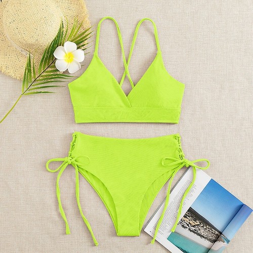 2025 Independent Online Store: European & American-Style Strappy Bikini – Women's High-End, Sexy Swimsuit