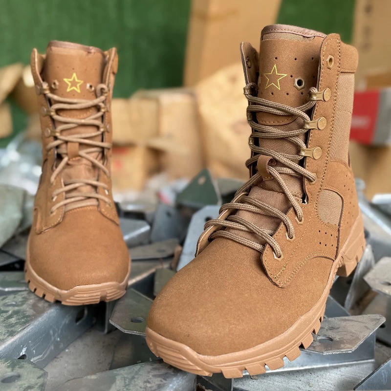 Новые коричневые армейские ботинки 021, сверхлегкие дышащие походные ботинки, высокие пустынные ботинки, износостойкие нескользящие мужские и женские тактические ботинки