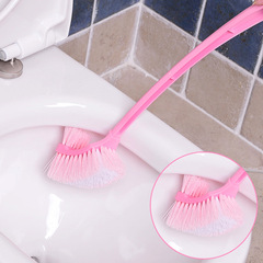 Creative plastic curved handle two-sided toilet brush all-around no dead corner brush Bathroom cleaning multi-purpose brush