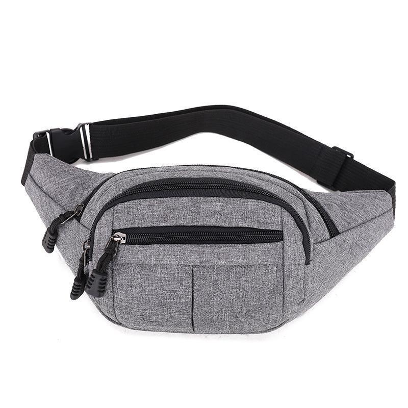 Riñonera Deportiva para Hombre de Nailon, Impermeable y Resistente al Desgaste