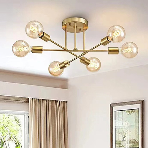 Cross-border Nordic ceiling lamp creative personality multi-head living room bedroom study lamp modern simple room household lamps
