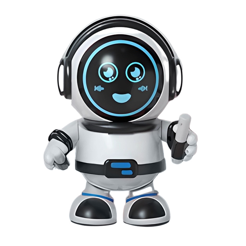 Nuevo baile eléctrico Spaceman pequeño pato lindo música baile ligero columpio muñeca eléctrica juguetes educativos para niños