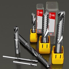 Single-edged left-handed 3.175mm spiral end mill for acrylic advertising computer numerical control (CNC) router bits PVC carving tool head