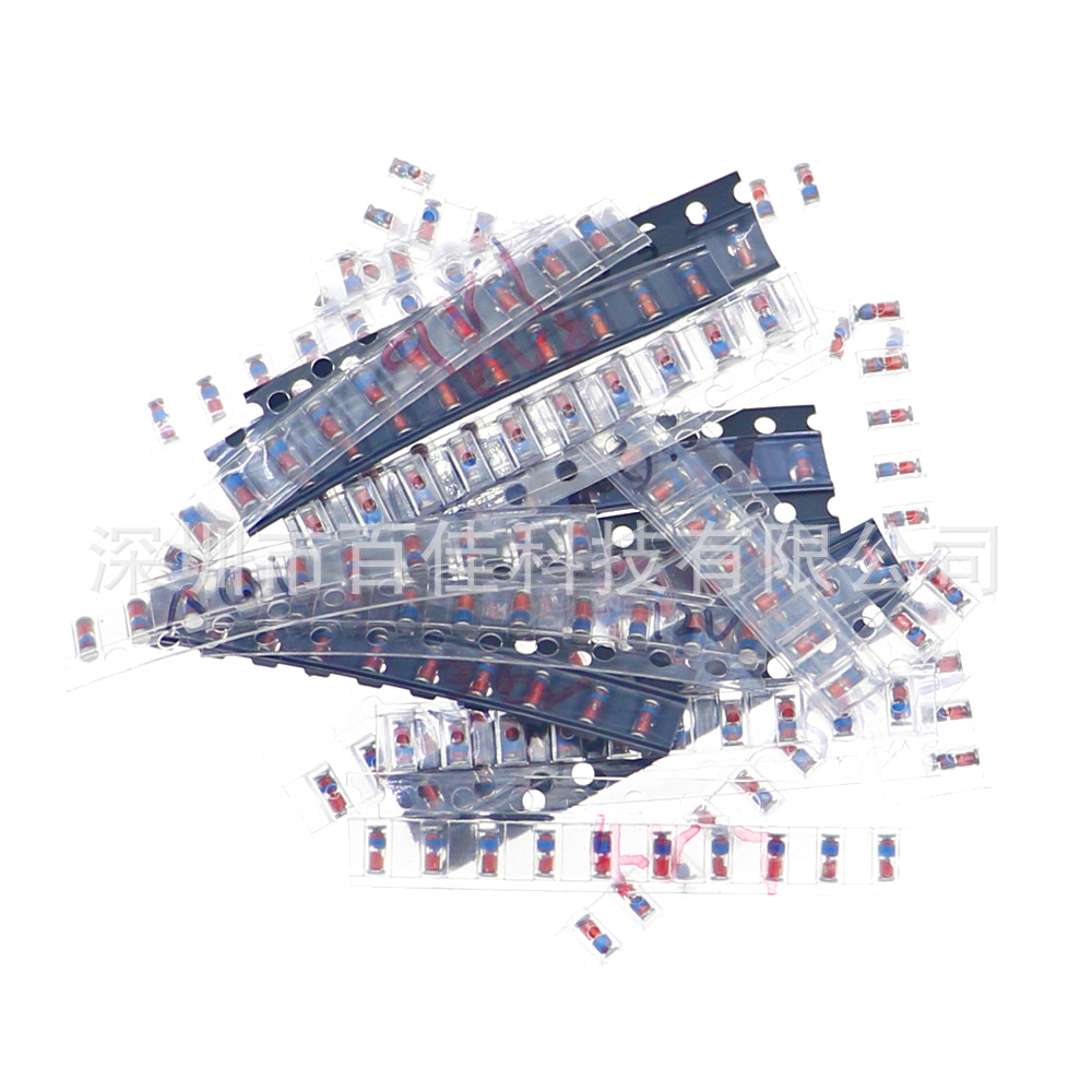 220只 22种 3V~51V 0.5W 1206贴片二极管包 1/2W 4v7 5v1 3v3