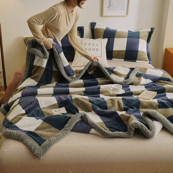Winter coral warm duvet