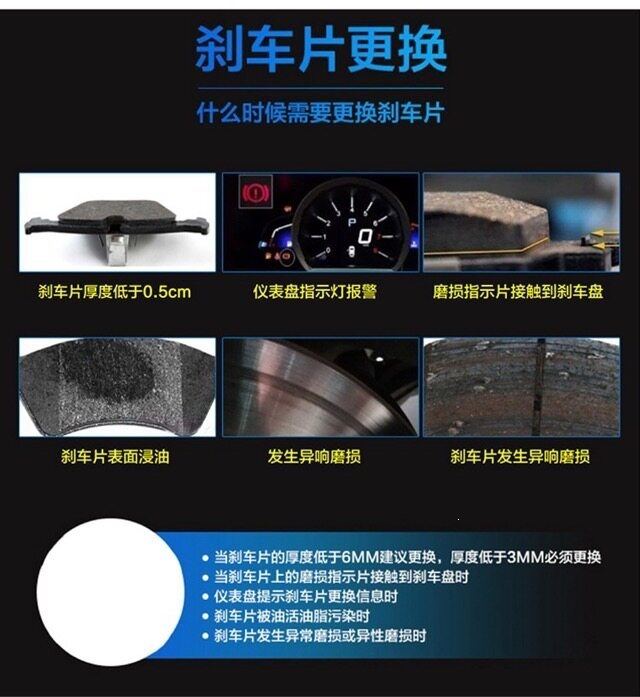 Compatible with Toyota Corolla, Camry, Crown, Reiz, Corolla, Vios, Highlander, and Levin models; original front and rear brake pads