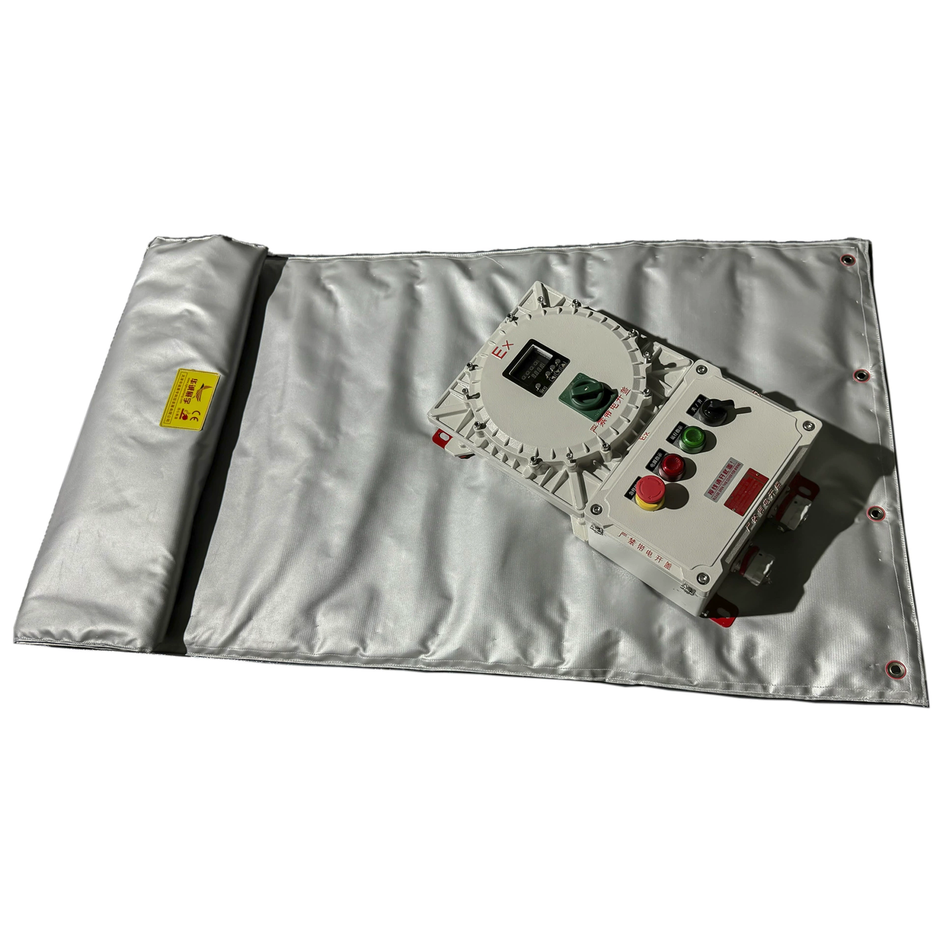 Оптовая съемное электрическое одеяло взрывозащищенное аммиачное баллонное нагревательное одеяло высокотемпературная нагревательная изоляция промышленное оборудование