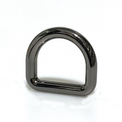 Guangdong source handbag luggage hardware accessories 6-point die-cast D zinc alloy D-ring semi-circular ring buckle 20mm