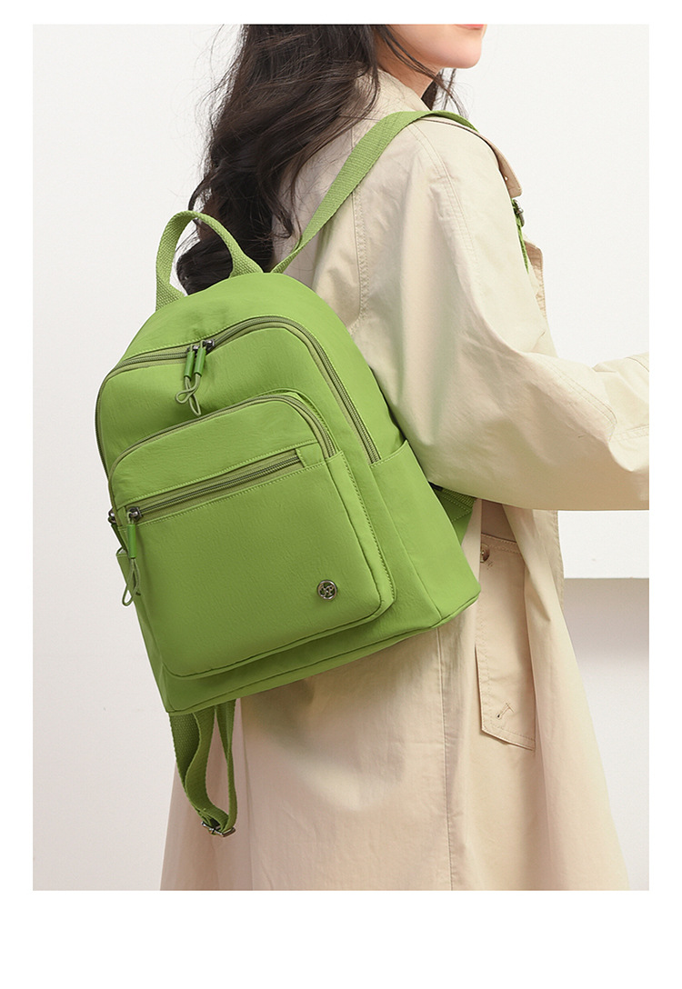 Large-capacity student backpack 2025 Popular new style Japanese and Korean trendy macaron color travel and leisure backpack undefined