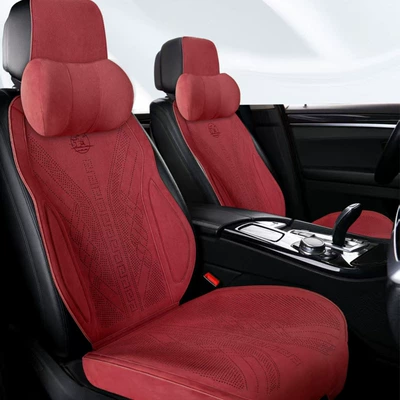 for All Seasons, Rams Warm | Seat cushion, seat cover - burgundy-five-seats-in-the-whole-car-2-neck-pillows