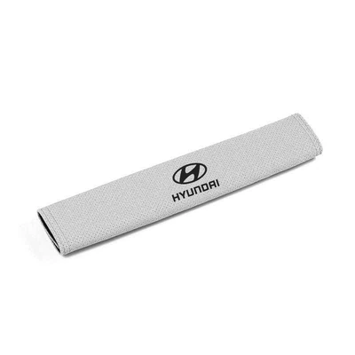 Seat belt shoulder pad: tucson hyundai ix35 sonata - creamy-white-312cm-1-piece
