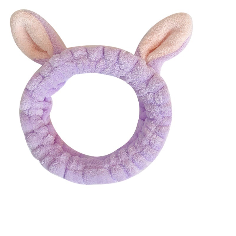 Corea del Sur dibujos animados tridimensional Orejas de conejo diadema chica linda cara lavado diadema Internet celebridad conejo diadema Zodiaco accesorios para el cabello