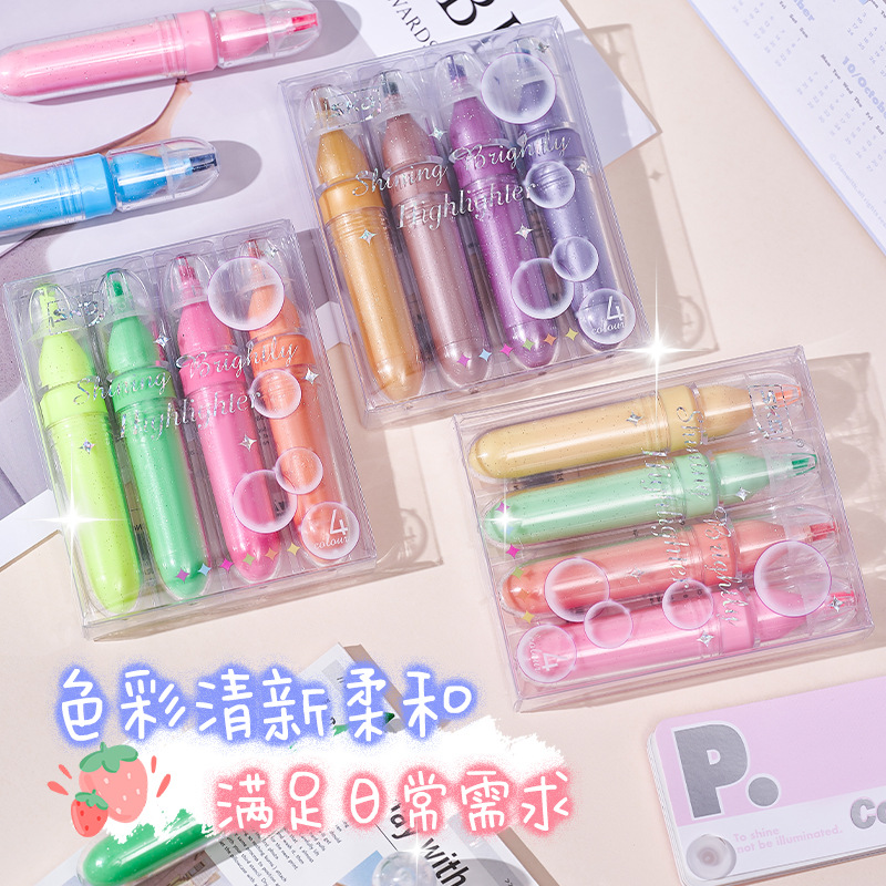 alto valor facial flash estrella huevo lápiz de reflexión estudiantes dibujo lápiz de graffiti DIY cuentas de mano clave lápiz de marca clave