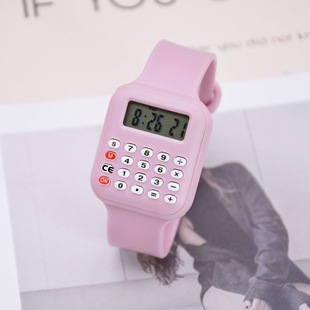 New children's watch Student party watch electronic calculator watch date