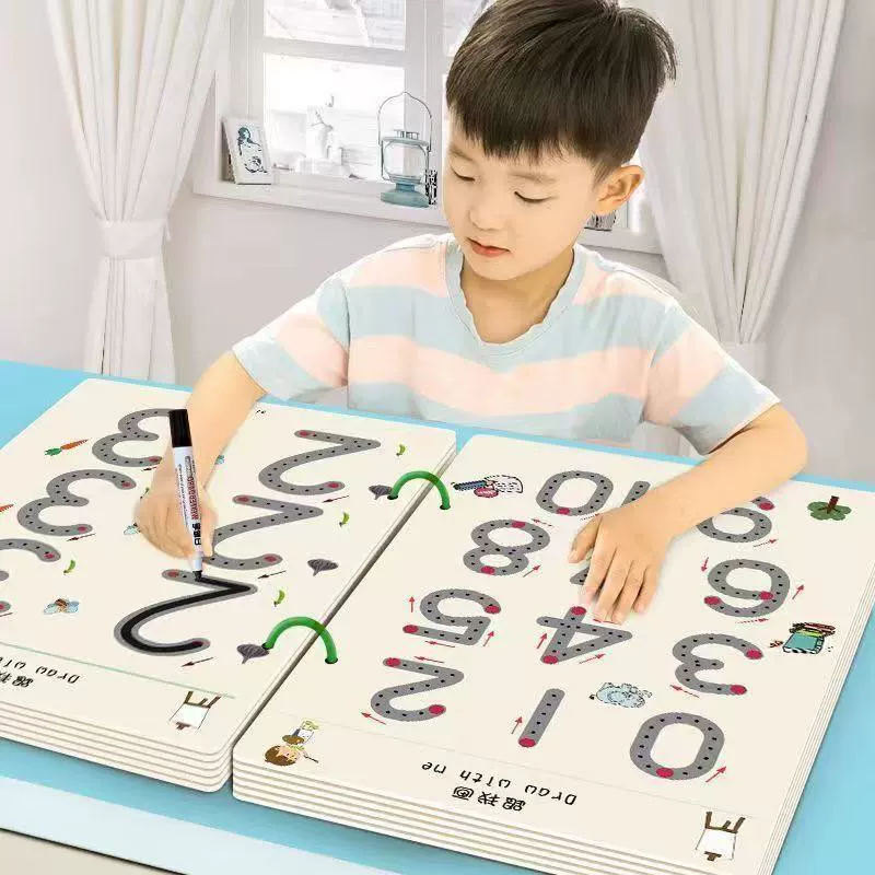 Erasable training book, practice, custom-made, (Cross-border trading), tear-off sheet, early education, concentration