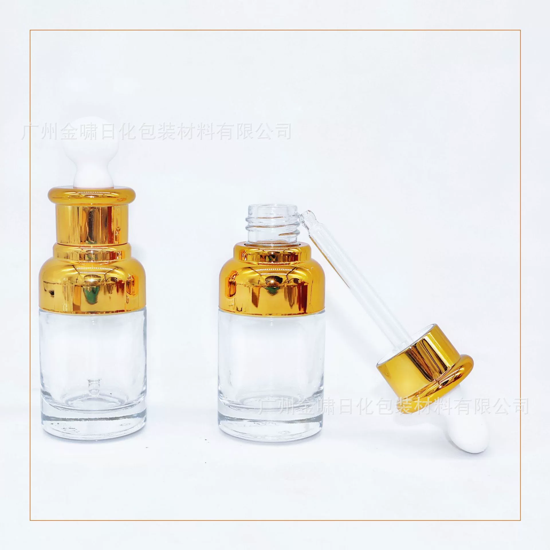 Спот 20 30 50ml комплект плечевого масла бутылка стеклянная резиновая капельница сыворотка для жидкости бутылка утолщенная косметическая бутылка