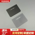 生产电子产品钢化玻璃面板 AF AG磨砂 蒙砂肤感 防眩光丝印盖板