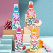 小猪佩奇CC乐果味水水蜜桃甜橙味红葡萄草莓味245ml×24瓶一箱出