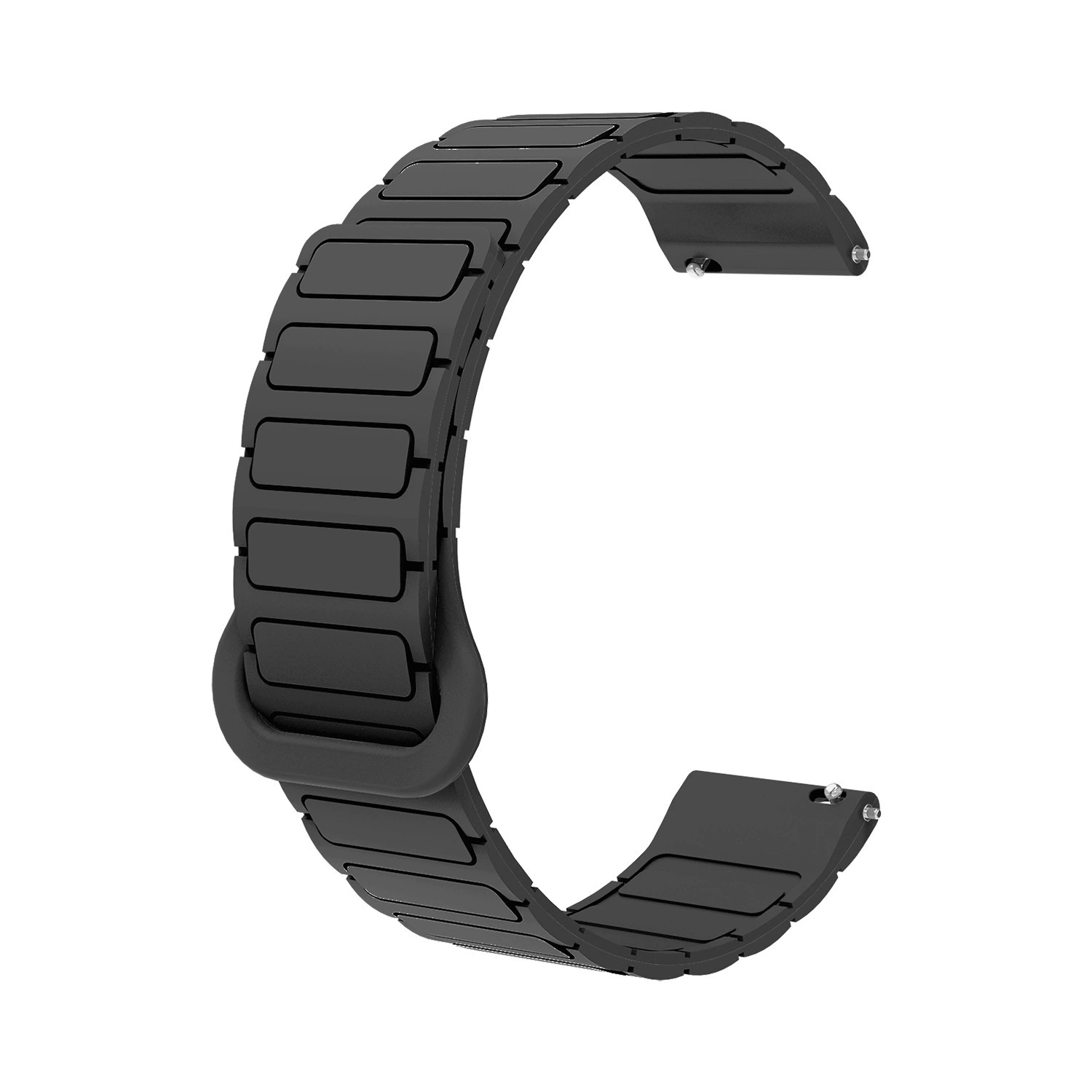 Подходит для Samsung/Huawei/Huami/Garmin/Loop I-образный магнитный силиконовый ремешок 12/18/20/22 мм