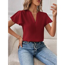 N 61350 Oversized Solid Color T-shirt ��ɫ���� �W���羳