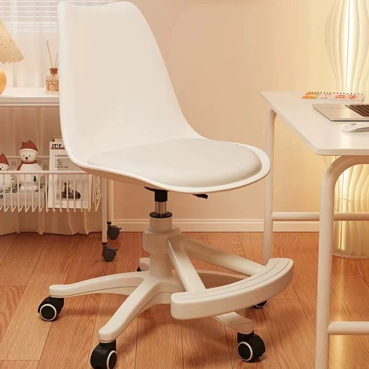 Home Children's Study Chair Engineering Waist Protection Study Room Backrest Chair Dormitory Computer Chair Liftable Movable Swivel Chair Sedentary