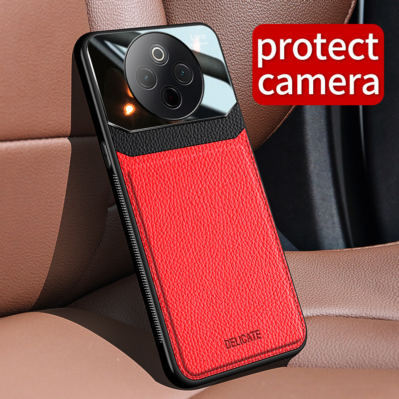 Y100适用VIVO Y500手机壳Y300防摔Y200外壳Y78亚克力Y73s皮革Y77