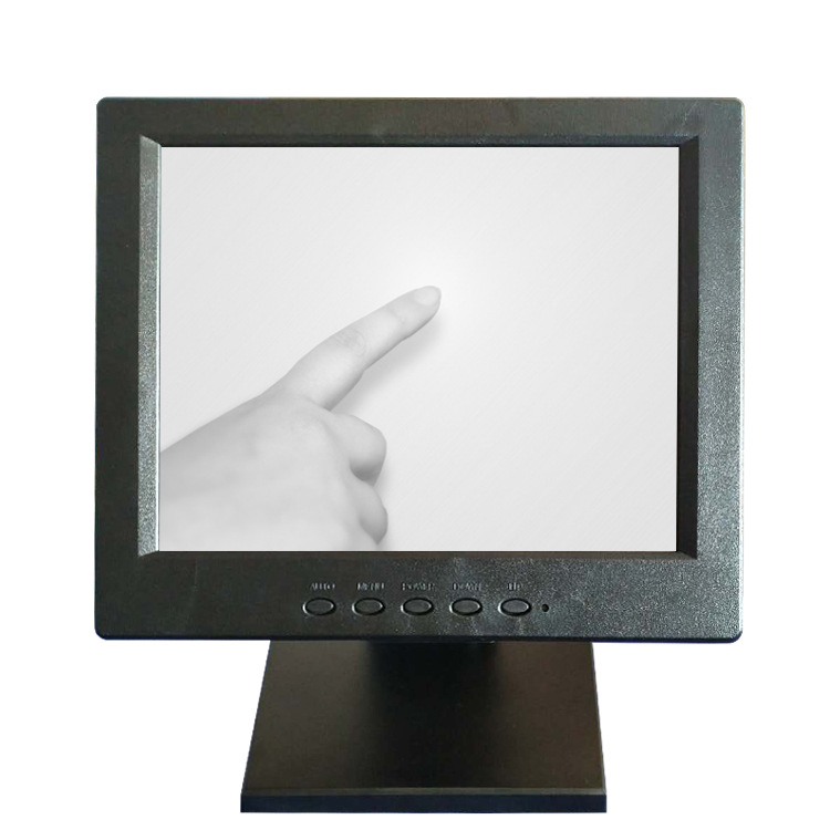 Commercial resistive touch screen 12 inch HDMI computer monitor four wire resistive display