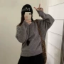 套头宽松新款秋冬针织衫