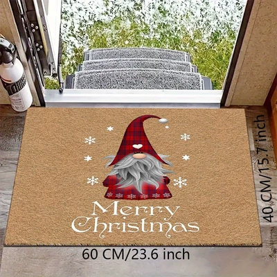 Avtomobil döşəmə paspasları, Thick and Durable, Dirt-Resistant and Dust-Removing - zx-christmas-s-10-4060silk-circle